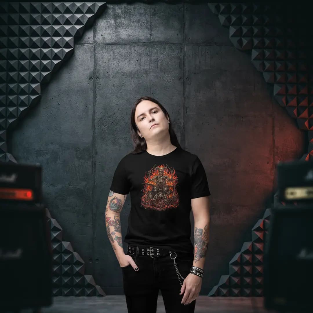 T-shirt Le Batteur Maudit
