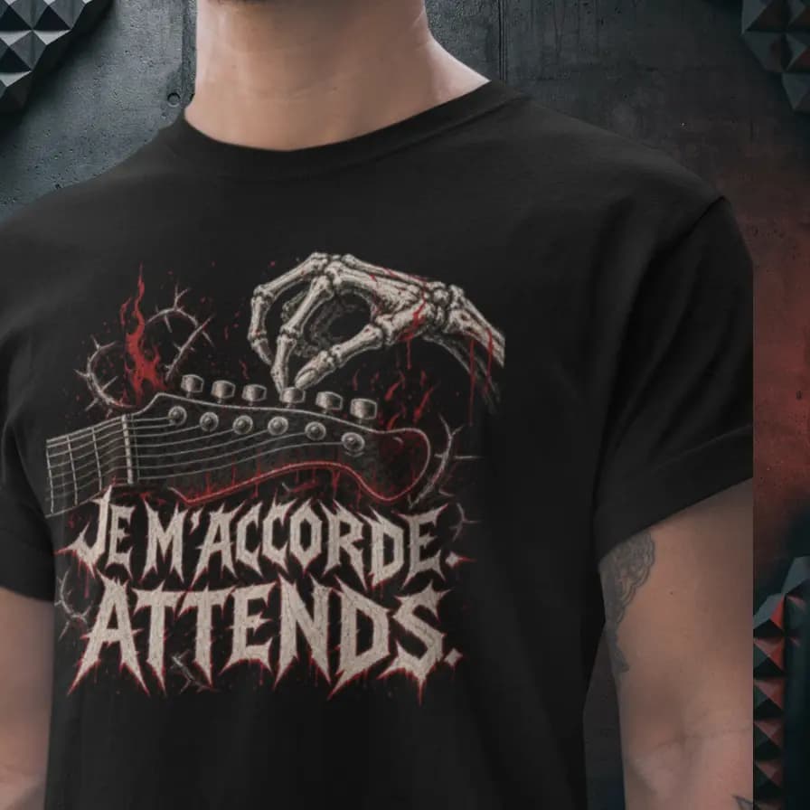 T-shirt Je m'accorde. Attends.