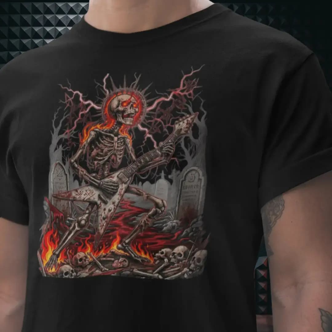 T-shirt Le Guitariste Maudit